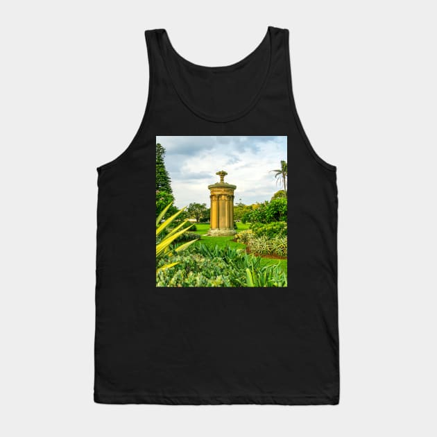 Choragic Monument of Lysicrates, Royal Botanic Gardens, Sydney, NSW, Australia Tank Top by Upbeat Traveler